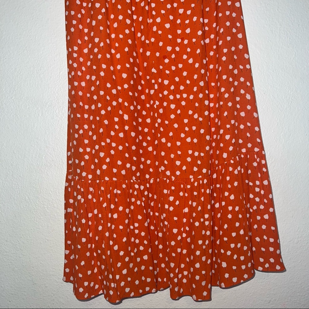 Maeve Orange Polka Dot Dress - Picture 6 of 12